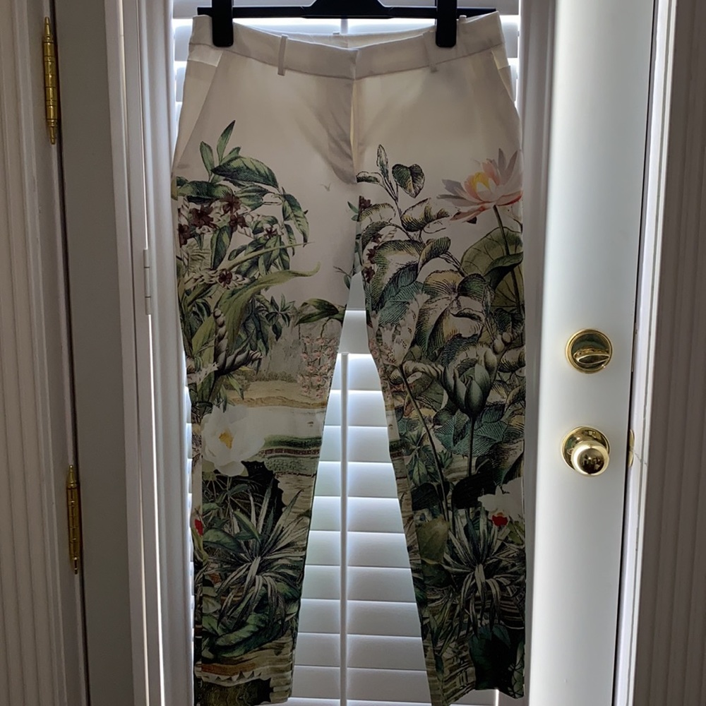 floral dress pants